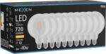 Mexen Vintis 10x Bec LED filament E27, G125, 6W, Cald - 2700K, 720 lm, transparent - L158-E27-0627-00x10 (L158-E27-0627-00x10)