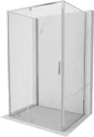 Mexen Exo-3S cabina de duș cu 3 pereți, tip batant, 135 x 110 cm, transparentă, cromată - 819-135-110-01-00-3S (819-135-110-01-00-3S)