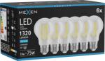 Mexen Vintis 6x Bec LED filament E27, A60, 10W, Rece - 6500K, 1320 lm, clar - L150-E27-1065-00x06 (L150-E27-1065-00x06)