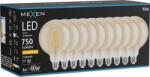 Mexen Vintis 10x Bec LED cu filament E27, G125, 8W, Călduță - 2200K, 750 lm, chihlimbar - L158-E27-0822-50x10 (L158-E27-0822-50x10)