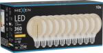 Mexen Vintis 10x LED filament spirál izzó E27, G95, 4W, Meleg - 2200K, 360 lm, borostyán - L167-E27-0422-50x10 (L167-E27-0422-50x10)