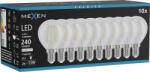 Mexen Vintis 10x Bec E14, G45, 2W, Neutru - 4000K, 240 lm, clar - L156-E14-0240-00x10 (L156-E14-0240-00x10)