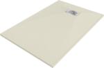 Mexen Hugo téglalap alakú SMC zuhanytálca 100 x 90 cm, bézs, inox borítás - 42699010-X (42699010-X)