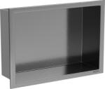 Mexen X-Wall-R raft de nișă cu flanșă 30 x 20 cm, gri armat periat - 19E0302010 (19E0302010)