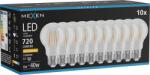 Mexen Vintis 10x LED filament izzó E27, A60, 6W, Meleg - 2200K, 720 lm, átlátszó - L150-E27-0622-00x10 (L150-E27-0622-00x10)
