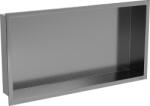 Mexen X-Wall-R raft cu flanșă 60 x 30 cm, gri periat gun - 19E0603010 (19E0603010)