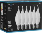Mexen Nova 6x LED lámpa, gyertyaláng E14, C37, 5W, Semleges - 4000K, 525 lm - L106-E14-0540-01x06 (L106-E14-0540-01x06)