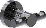 Mexen Triv cârlig dublu pentru prosop, black chrome - 70A33012-73 (70A33012-73)