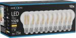 Mexen Vintis 10x LED filament izzó E27, A60, 10W, Meleg - 2700K, 1320 lm, átlátszó - L150-E27-1027-00x10 (L150-E27-1027-00x10)