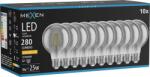 Mexen Vintis 10x Bec LED filament E27, G80, 4W, Cald - 2200K, 280 lm, fumuriu - L155-E27-0422-70x10 (L155-E27-0422-70x10)