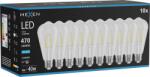 Mexen Vintis 10x LED filament izzó E27, ST64, 4W, Hideg - 6500K, 470 lm, átlátszó - L152-E27-0465-00x10 (L152-E27-0465-00x10)