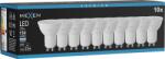 Mexen Nova 10x LED GU10 izzó, 1, 5W, Hideg - 6500K, 158 lm - L107-GU10-0165-01x10 (L107-GU10-0165-01x10)