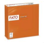 FATO Szalvéták, 1/4 hajtogatású, 33x33 cm, FATO "Smart Table", narancssárga, 50 db