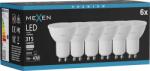 Mexen Nova 6x LED izzó GU10, 3W, Semleges - 4000K, 315 lm - L107-GU10-0340-01x06 (L107-GU10-0340-01x06)