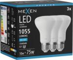 Mexen Nova 3x LED izzó E27, R63, 10W, Hideg - 6500K, 1055 lm - L104-E27-1065-01x03 (L104-E27-1065-01x03)