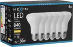 Mexen Nova 6x LED Izzó E27, R63, 8W, Meleg - 3000K, 840 lm - L104-E27-0830-01x06 (L104-E27-0830-01x06)