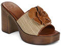 Exé Shoes Papucsok 595 CECILIA-RAFFIA-BEIGE-TAN Barna 37