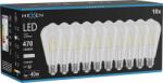 Mexen Vintis 10x LED filament izzó E27, ST64, 4W, Semleges - 4000K, 470 lm, átlátszó - L152-E27-0440-00x10 (L152-E27-0440-00x10)