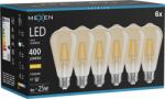 Mexen Vintis 6x LED filament izzó E27, ST64, 4W, Meleg - 2700K, 400 lm, borostyán - L152-E27-0427-50x06 (L152-E27-0427-50x06)