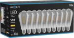 Mexen Vintis 10x LED filament izzó E27, ST64, 6W, Meleg - 2700K, 510 lm, füstös - L152-E27-0627-70x10 (L152-E27-0627-70x10)