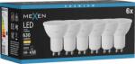 Mexen Nova 6x LED izzó GU10, 6W, Meleg - 3000K, 630 lm - L107-GU10-0630-01x06 (L107-GU10-0630-01x06)
