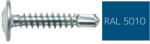  Lapos nagyfejű önfúró lemezcsavar 4, 2x19mm festett RAL5010