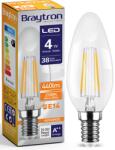 BRAYTRON Bec Filament lumanare 4W E14 lumina calda Braytron (BA36-00410)