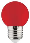 Horozk Electrik Bec LED Sferic 1W E27 rosu 001-017-0001 Horoz (001-017-0001 rosu)