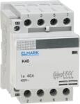 Elmark Contactor modular K40 25A 230V 4NO 23412 Elmark (ELM 23412)