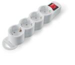 SCAME Prelungitor 4 prize, 10M cablu 3x1, 5 cu intrerupator Scame (SC 161.242/D10)