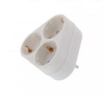 Well Stecher triplu cu contact protectie 3x Schuko Well (ELAD-3SH/02-WL)