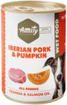 Amity Hypoallergen Iberian Pork & Pumpkin, ibériai sertés sütőtökkel kutya konzerv, 400 g