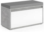 Vicco Iker pad, 80 cm, beton-fehér