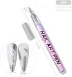  Stilou Pictura Unghii Nail Art Argintiu - MK-A43 - EVERIN (MK-K84)