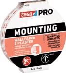 TESA Banda montaj dublu adeziva tesa PRO pentru tapet si tencuiala 19 mm x 5 m (2172739)