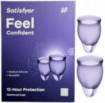 Satisfyer Menstruációs bögrék Szilikon Intim higiénia Satisfyer Feel Confident (Kubeczki menstruacyjne Feel Confident)