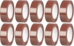 Strend Pro Banda izolatoare PVC maro Strend Pro 19 mm x 10 m, set 10 buc (2173183)