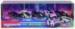 Simba Toys Set 5 masinute metalice Majorette Neon Racers, 7, 5 cm (8504105004)
