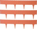 Strend Pro Garden Palisada de gradina imitatie ratan teracota 2, 4 m, set 3 bucati UV (2171288)