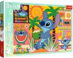Trefl Puzzle Trefl 500 piese Disney Stitch în vacanta, multicolor, 10+ ani (37483) Puzzle