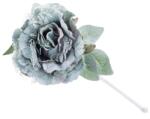 MagicHome Floare decorativa MagicHome tip bujor verde cu tulpina, 23 cm (8090522)