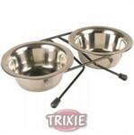 TRIXIE Rozsdamentes acél állvány 2 tál 2, 8 l/24 cm Változat: 1, 8 l/20 cm (24833)