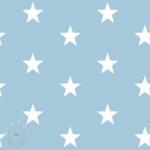  Pamutvászon Stars light blue