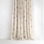 Goldea draperie decorativă luca - fluturi 280x150 cm