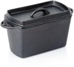 Vilde Formă de pâine din fontă cu capac, 27 cm, 2 l Tava