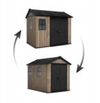 Keter Apex 7, 5 x 9 Ashwood kerti ház padlóval (009297)
