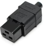  Mufa alimentare IEC C19 mama AC, 16A, 3 poli, negru (PC-M/IECC19-GBC)