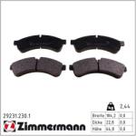 ZIMMERMANN Set placute frana ZIMMERMANN 29231.230. 1 (29231.230.1)