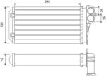 VALEO 812221 Schimbator caldura, incalzire habitaclu