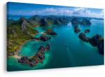 Dovido Tablou lagună tropicală din aer - 40x30
